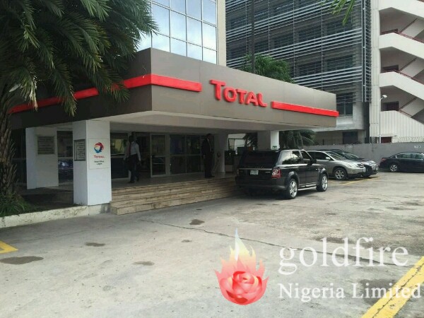 wall sign for Total Station by Goldfire Nigeria Limited| Signage company in Lagos, Nigeria