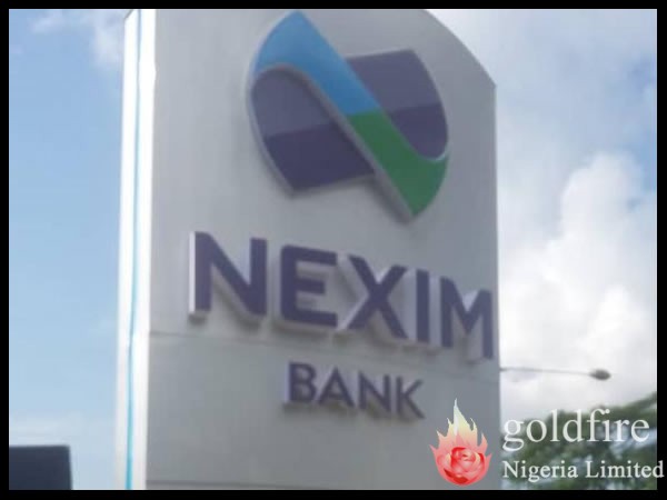 Wall Signage and Pylon at Nexim Bank, Calabar by Signage experts, Goldfire Nigeria Limited.