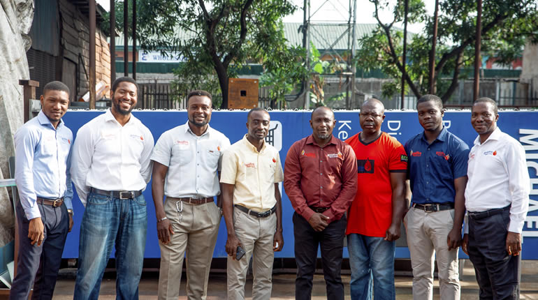 Goldfire Nigeria Limited Management Staff At Factory Site In Apapa Lagos