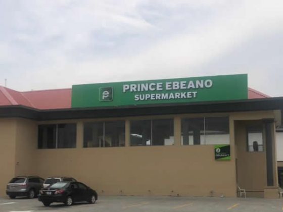 Illuminated Wall signage for Prince Ebeano - Agungi produced and installed by Goldfire Nigeria Limited