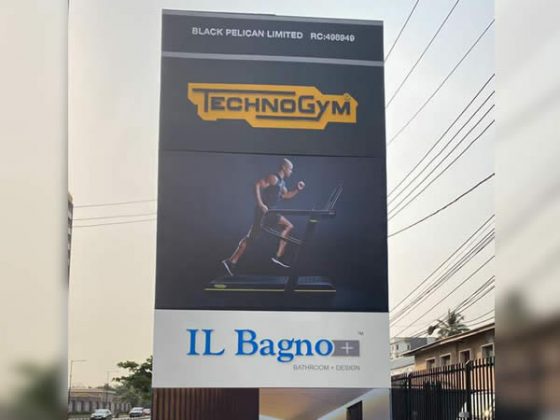 Signage: Ilbagno & Technogym - Victoria Island, Lagos