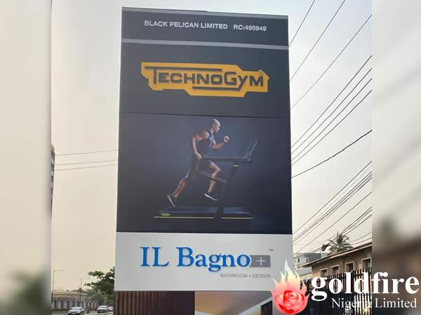 Signage: Ilbagno & Technogym - Victoria Island, Lagos