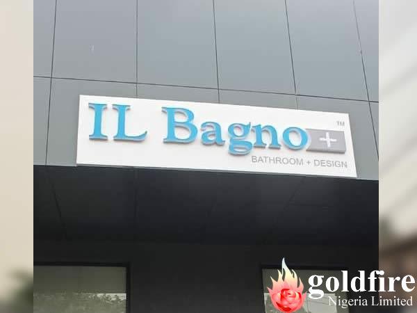 Signage: Ilbagno & Technogym - Victoria Island, Lagos