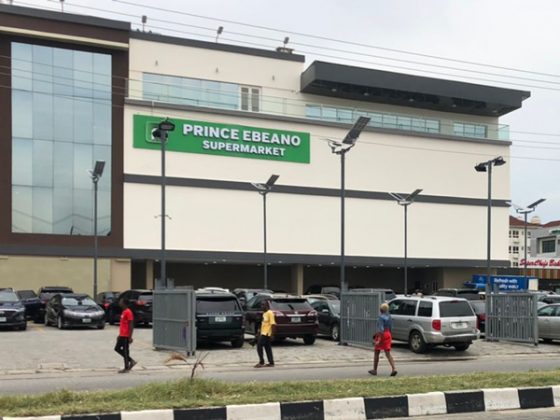 Illuminated Pylon and Wall signage for Prince Ebeano - Admiralty way, Lekki