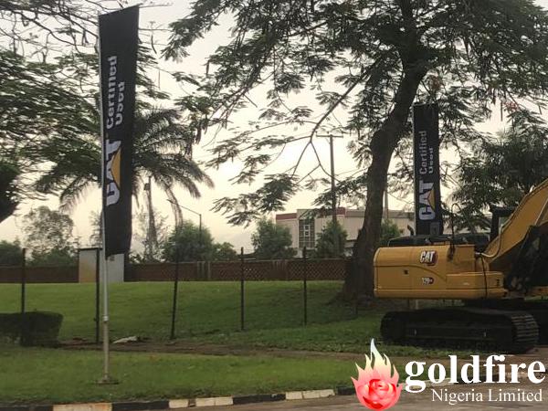Mantrac Flagpole Signage and Banners at Oregun office, Ikeja