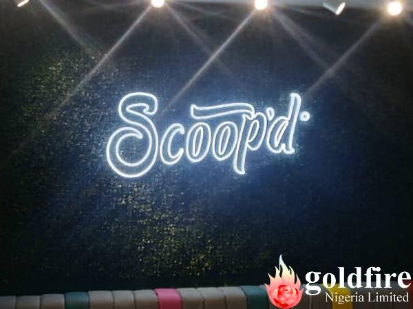 Signage: Scoopd- Gateway Mall, Abuja