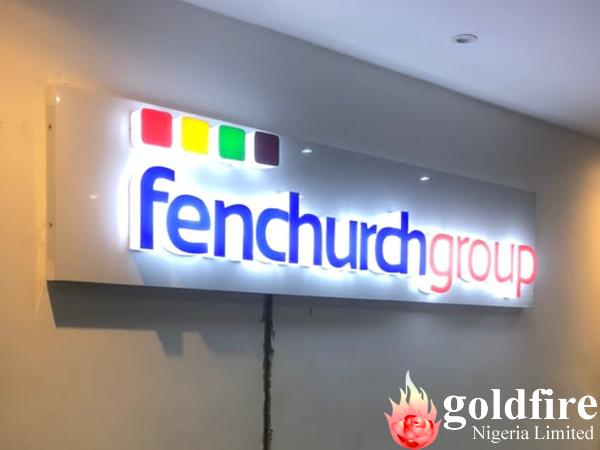 Signage - Fenchurch Group, Victoria Island, Lagos