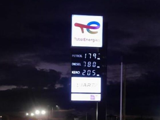 Rebranding of Total filling Station - Iseyin, Oyo State with approved signage elements by Goldfire Nigeria Limited.