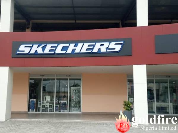 Skechers and Adidas illuminated Signage at Port-harcourt mall