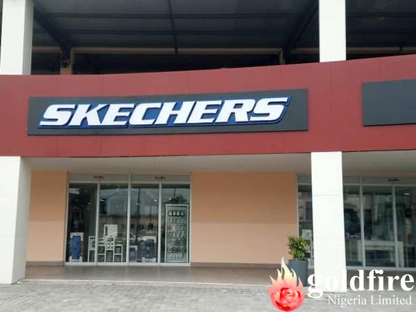 Skechers and Adidas illuminated Signage at Port-harcourt mall