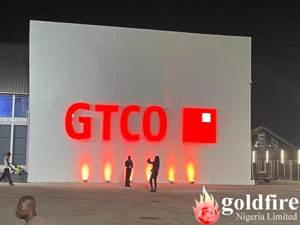GTCO Illuminated Signage produced for GTCO food and drink festival