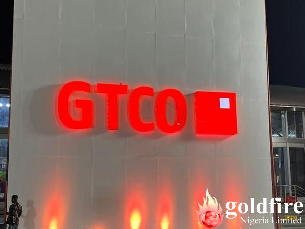GTCO Illuminated Signage produced for GTCO food and drink festival