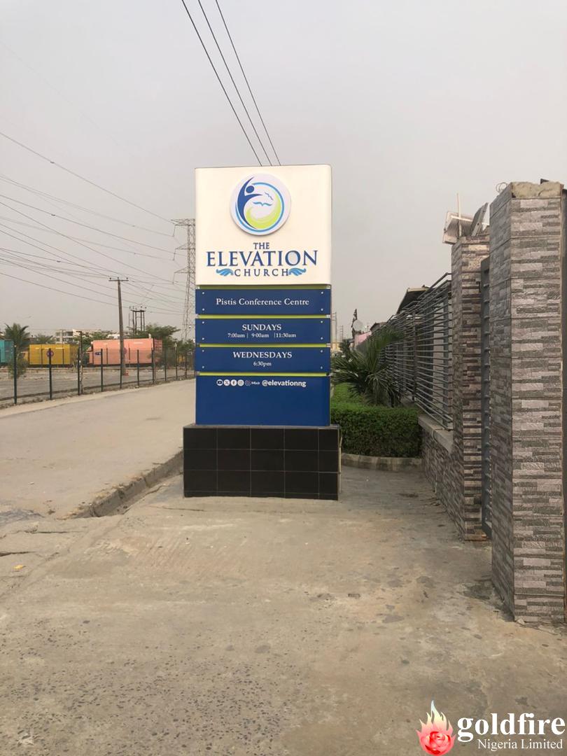 Elevation Church Pylon Signage Lekki Goldfire Nigeria Limited elevation-church-pylon-signage-lekki-goldfire-nigeria-limited